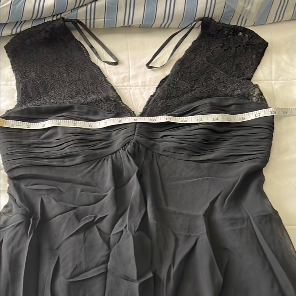 Donna Ricco Elegant Black Chiffon Dress - Picture 12 of 12